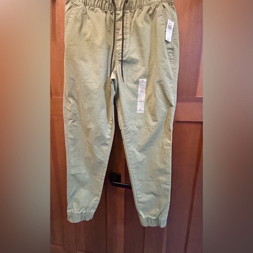 Old Navy Men's Small Modern Jogger Built In Flex Green NWT
